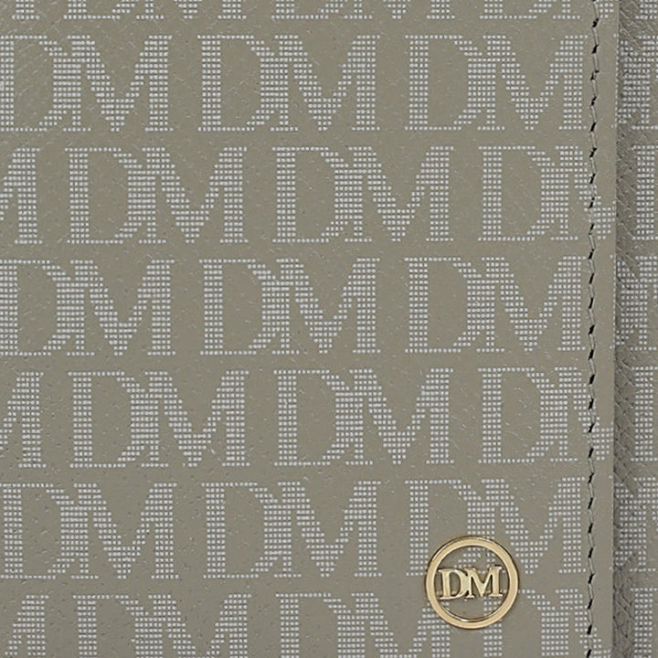 Stone Grey Bifold Leather Mens Wallet