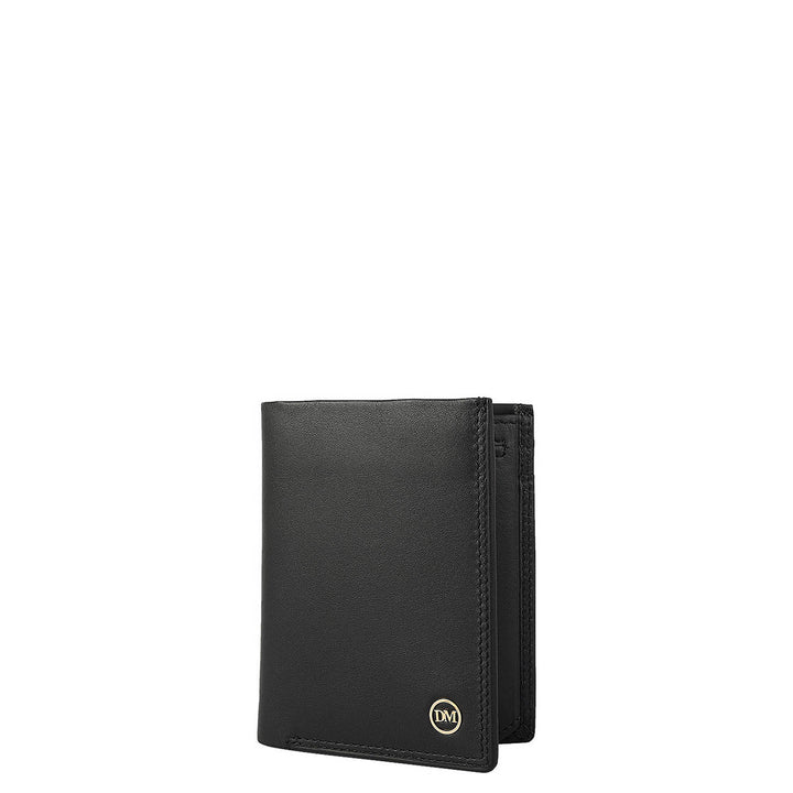 Black Bifold Leather Mens Wallet