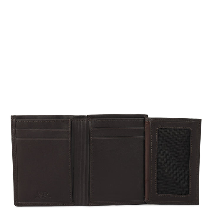 Brown Bifold Leather Mens Wallet