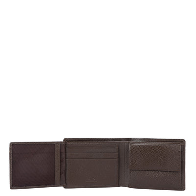 Franzy Leather Mens Wallet - Oak