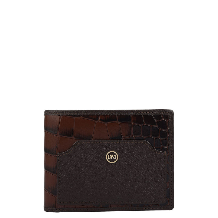 Date Bifold Leather Mens Wallet