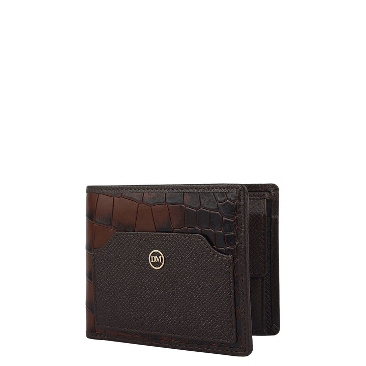 Date Bifold Leather Mens Wallet