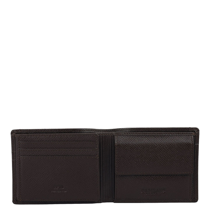 Date Bifold Leather Mens Wallet