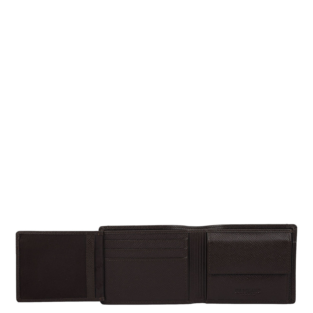 Date Bifold Leather Mens Wallet