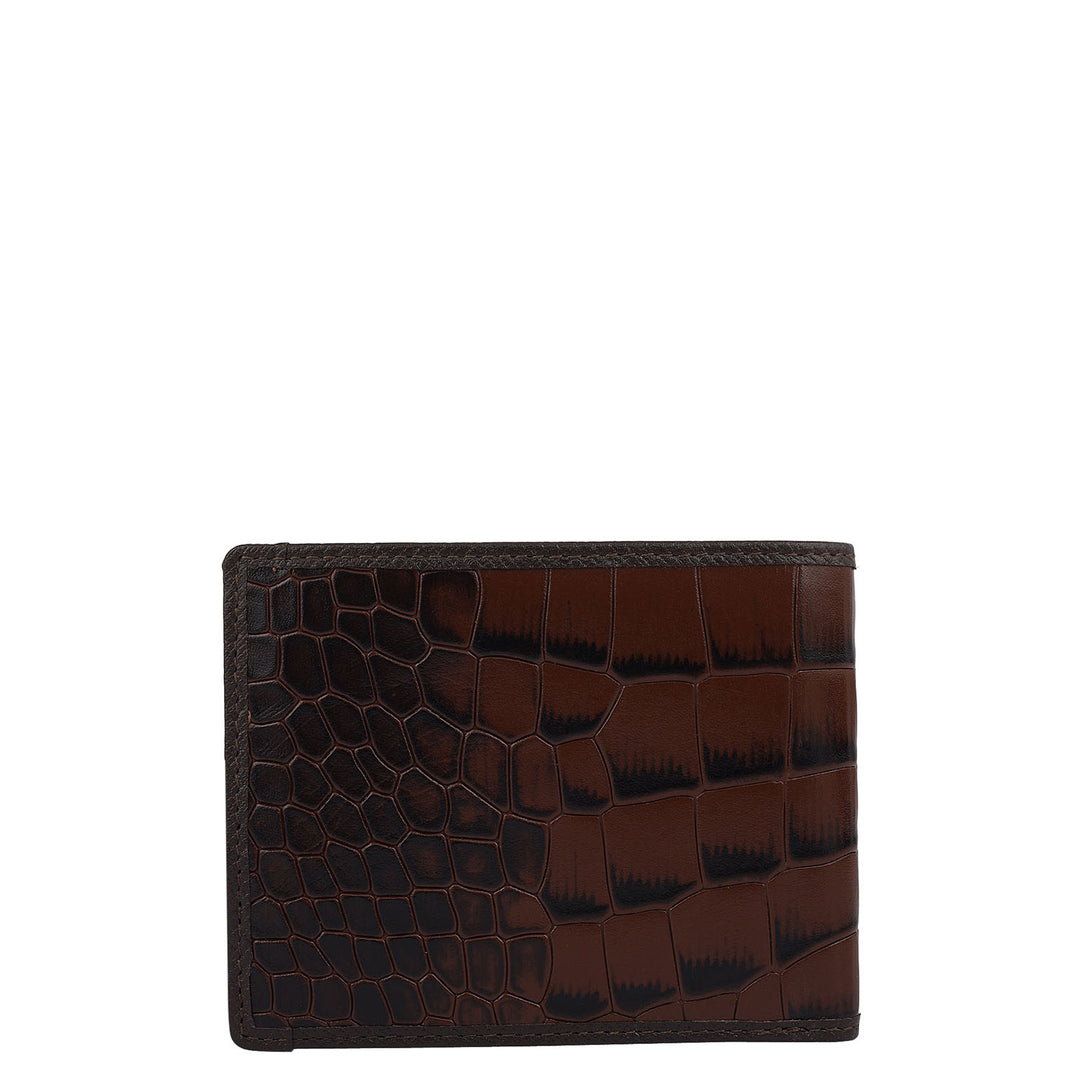 Date Bifold Leather Mens Wallet