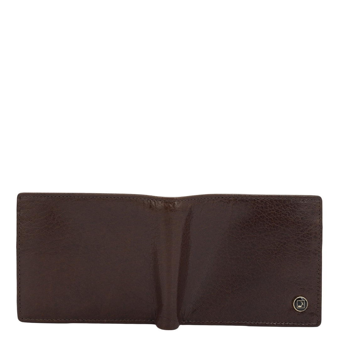 Brown Bifold Leather Mens Wallet