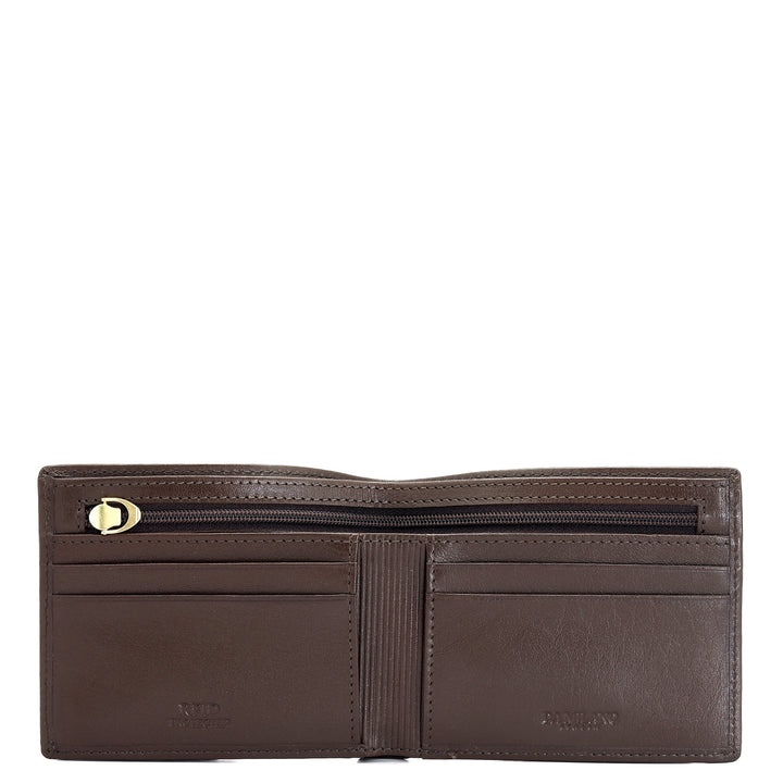 Brown Bifold Leather Mens Wallet