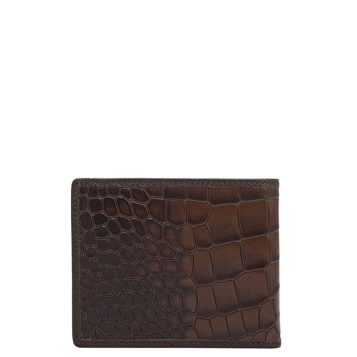 Date Bifold Leather Mens Wallet