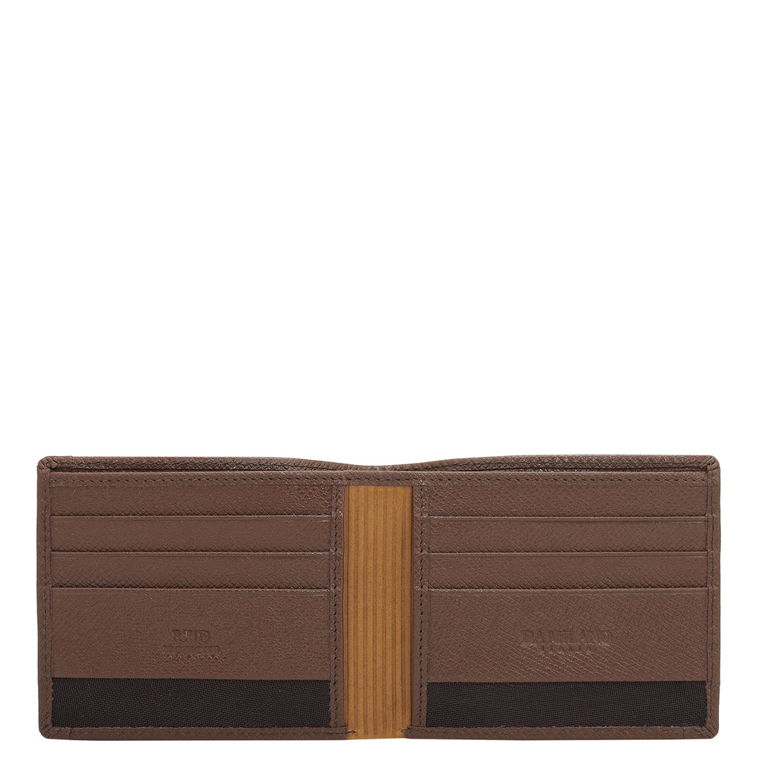 Date Bifold Leather Mens Wallet
