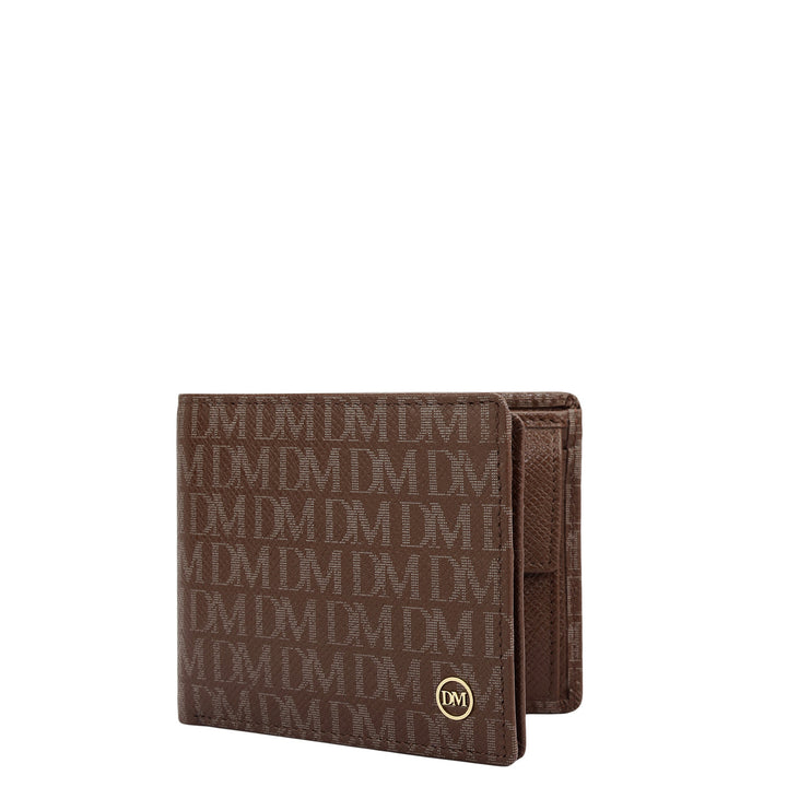 Date Bifold Leather Mens Wallet