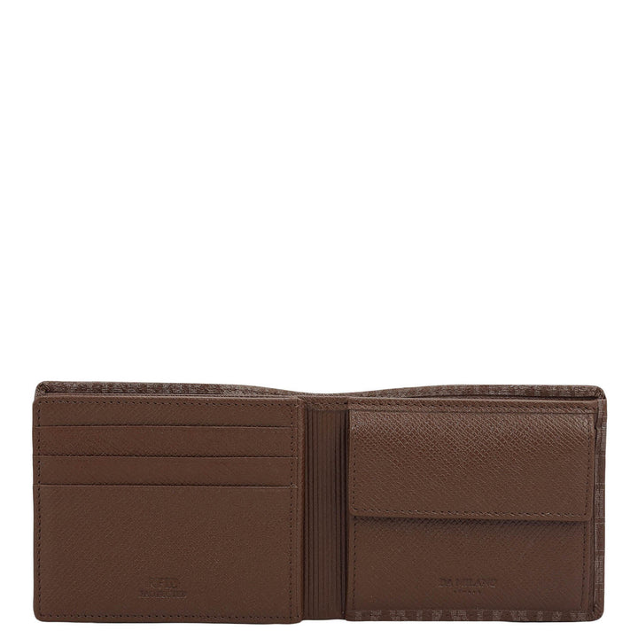 Date Bifold Leather Mens Wallet