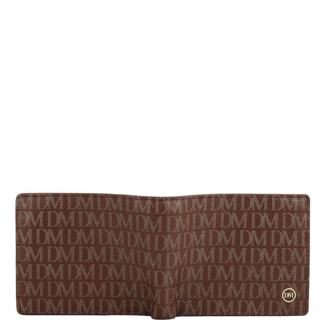 Date Bifold Leather Mens Wallet