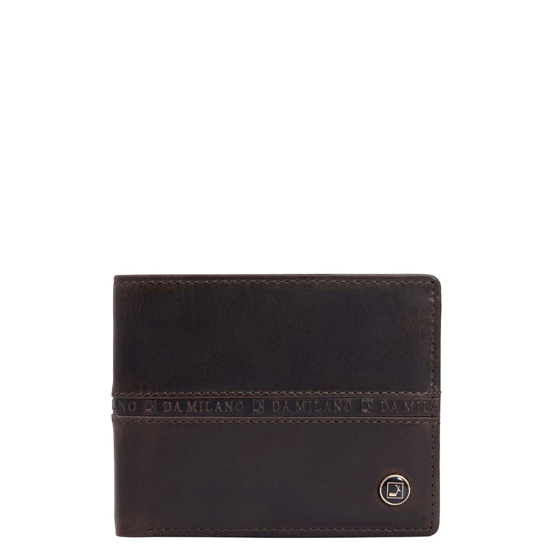 Brown Bifold Leather Mens Wallet