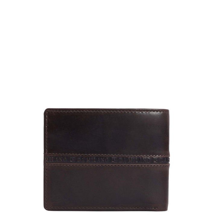 Brown Bifold Leather Mens Wallet