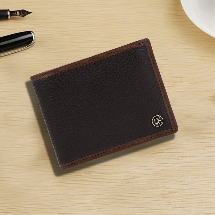 Chocolate Bifold Leather Mens Wallet