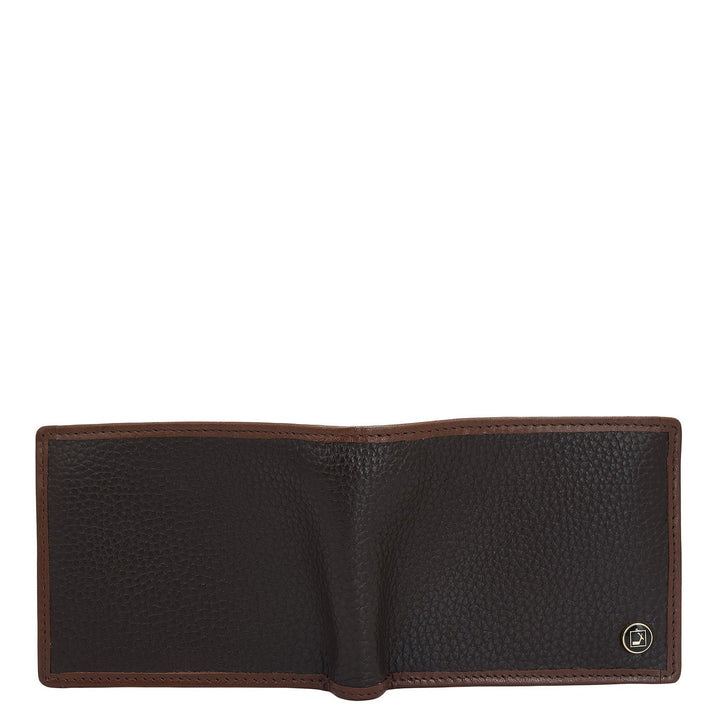 Chocolate Bifold Leather Mens Wallet