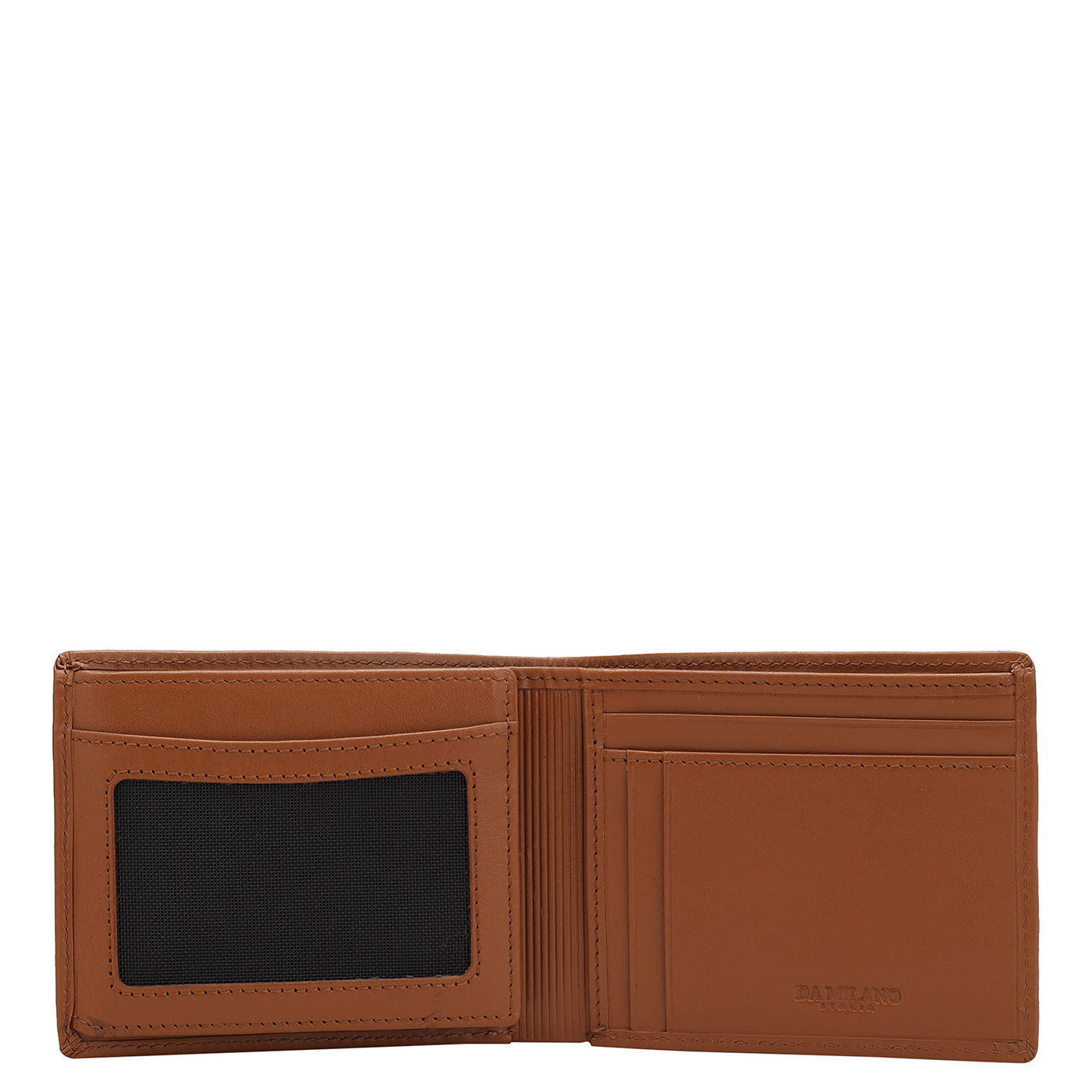 Plain Leather Mens Wallet - Tan