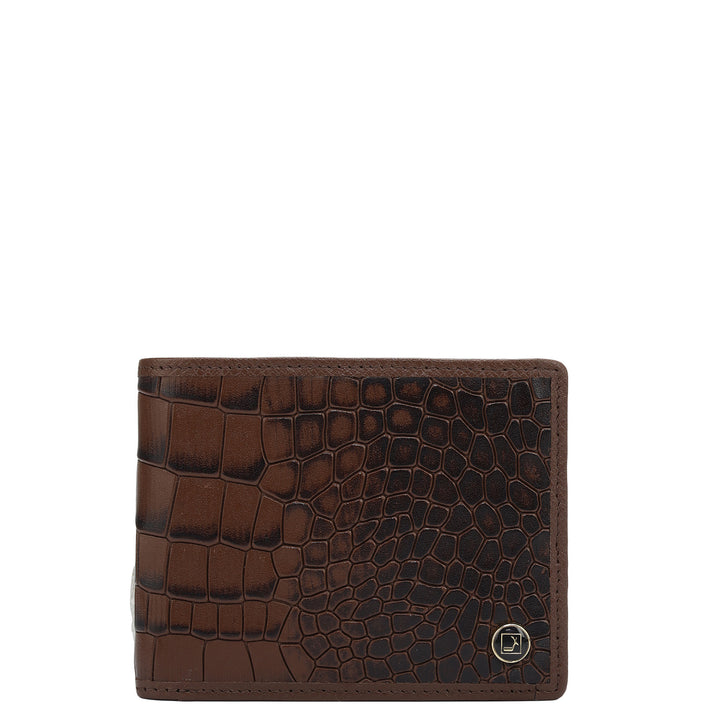 Brown Bifold Leather Mens Wallet