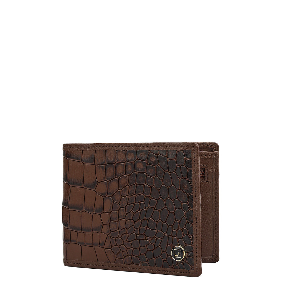 Brown Bifold Leather Mens Wallet