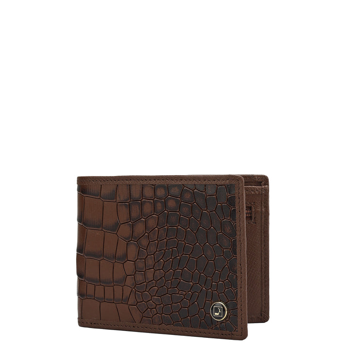 Brown Bifold Leather Mens Wallet