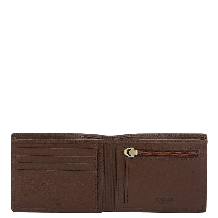 Brown Bifold Leather Mens Wallet