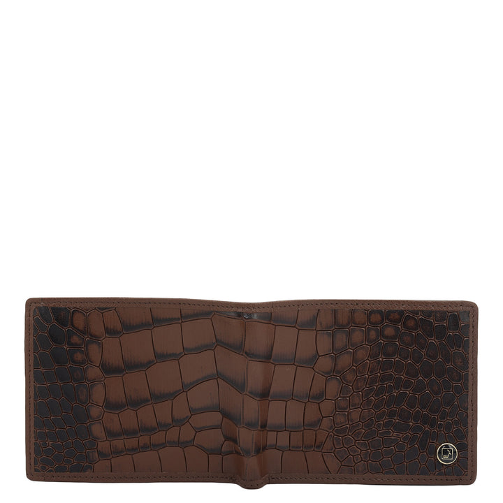 Brown Bifold Leather Mens Wallet
