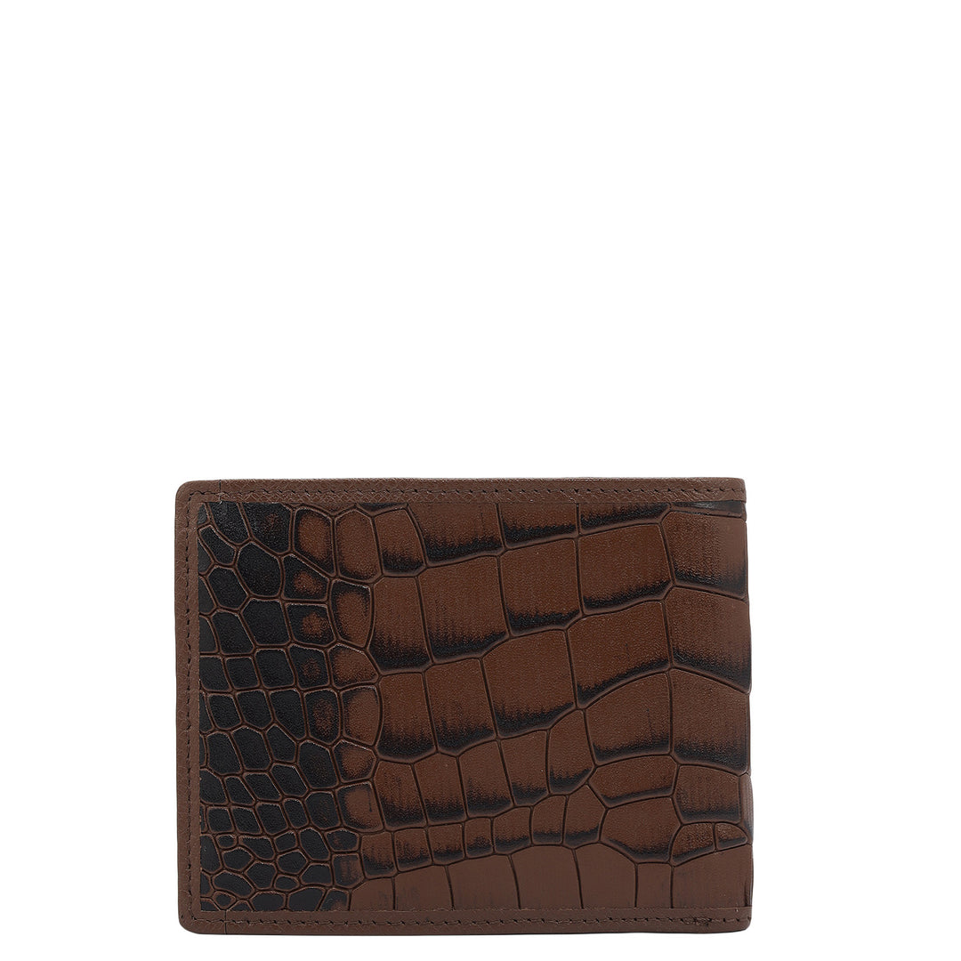 Brown Bifold Leather Mens Wallet