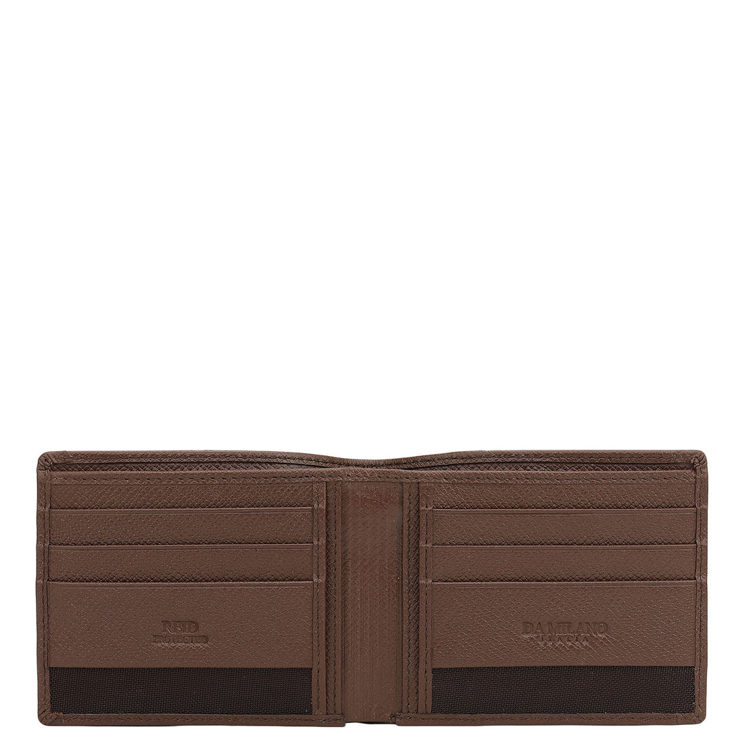 Date Bifold Leather Mens Wallet