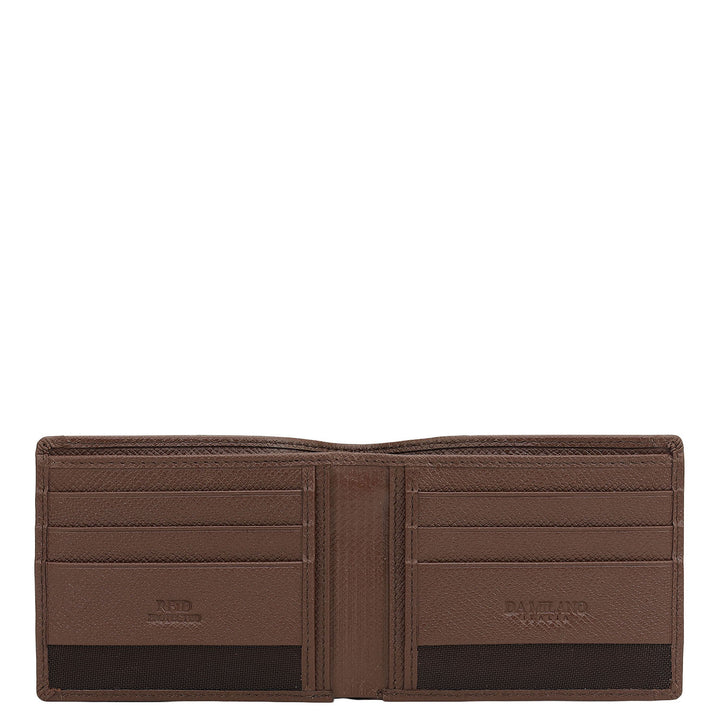Date Bifold Leather Mens Wallet