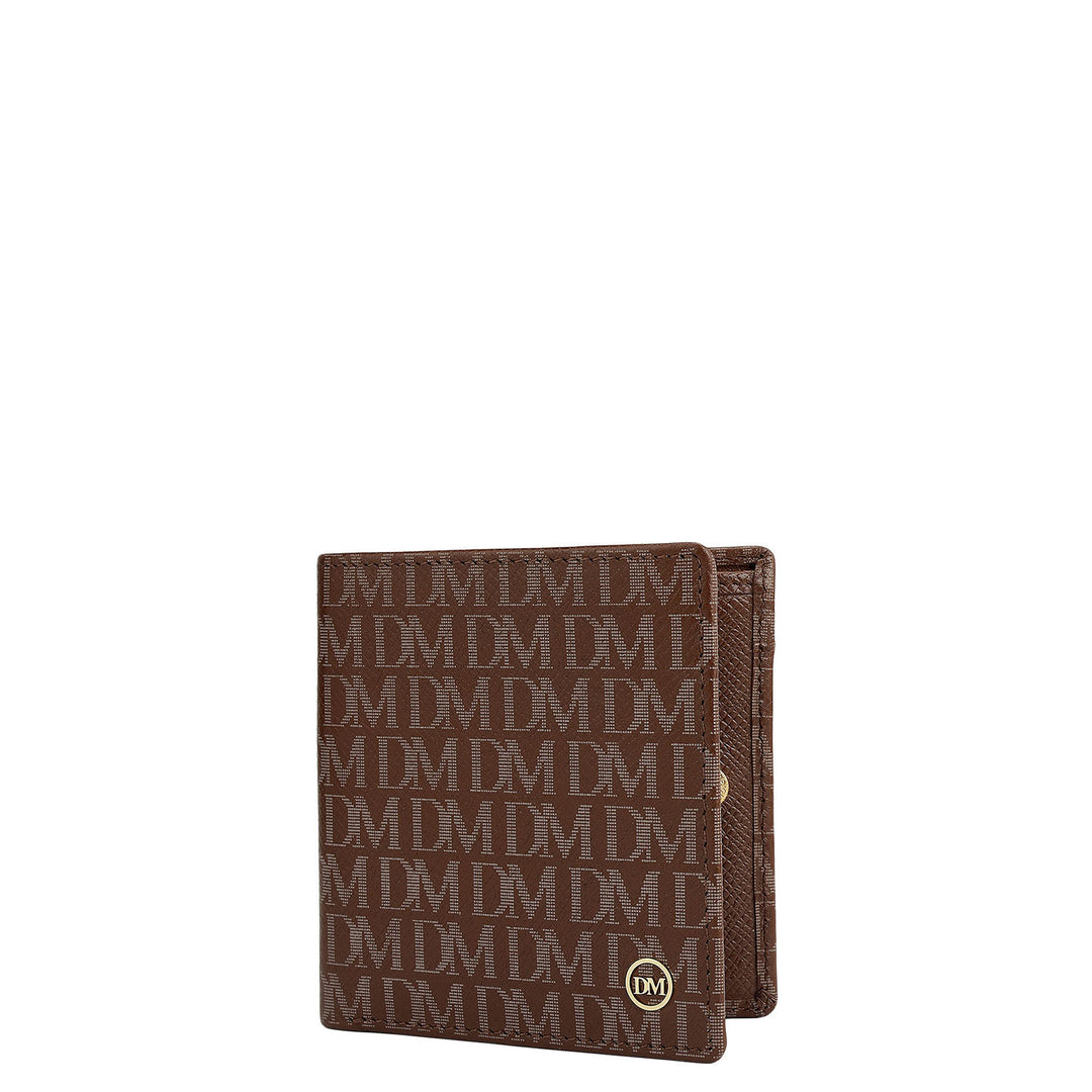 Date Bifold Leather Mens Wallet