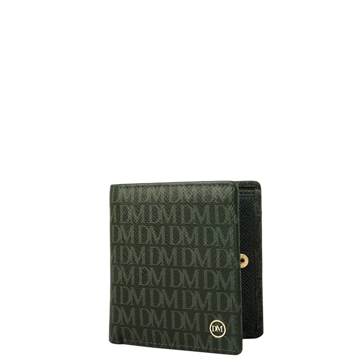 Petrol Green Bifold Leather Mens Wallet