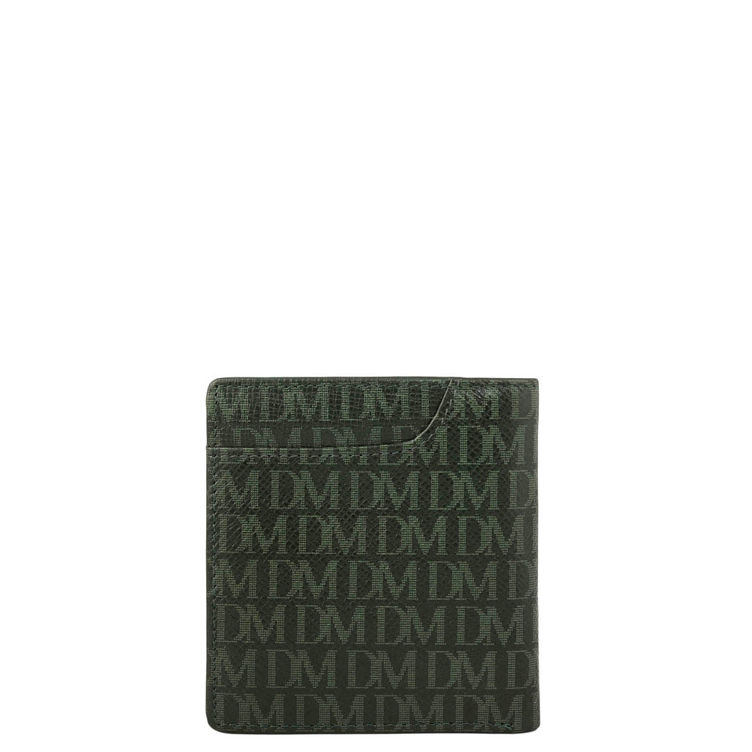 Petrol Green Bifold Leather Mens Wallet