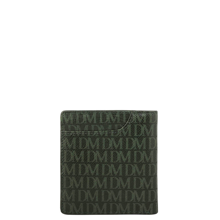 Petrol Green Bifold Leather Mens Wallet