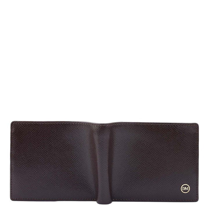 Chocolate Bifold Leather Mens Wallet