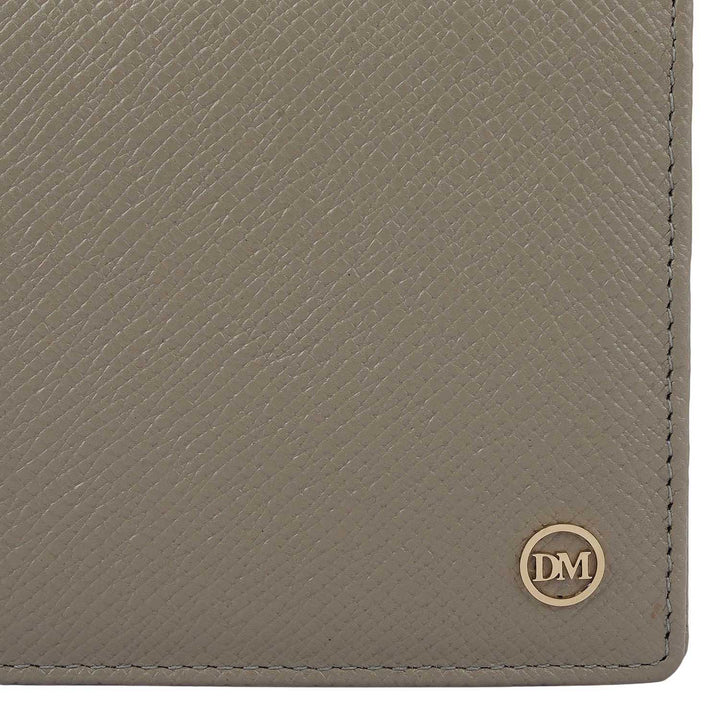 Stone Grey Bifold Leather Mens Wallet