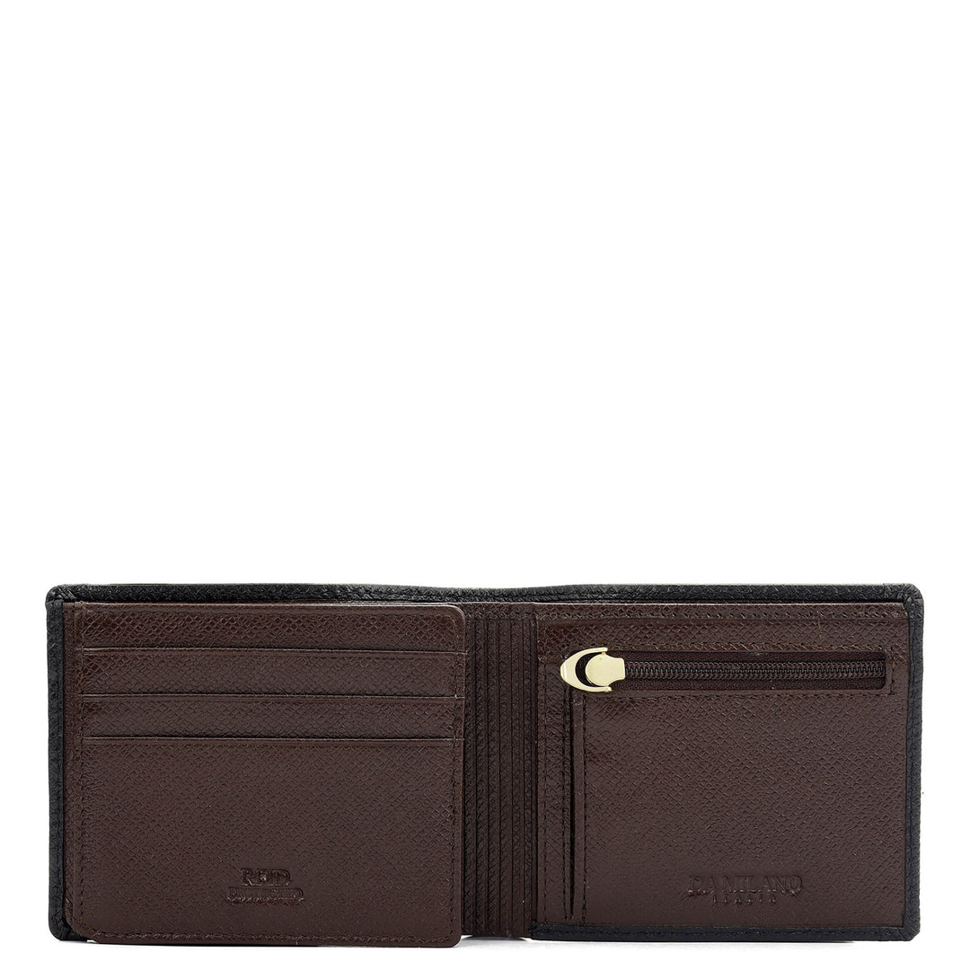 Chocolate Bifold Leather Mens Wallet