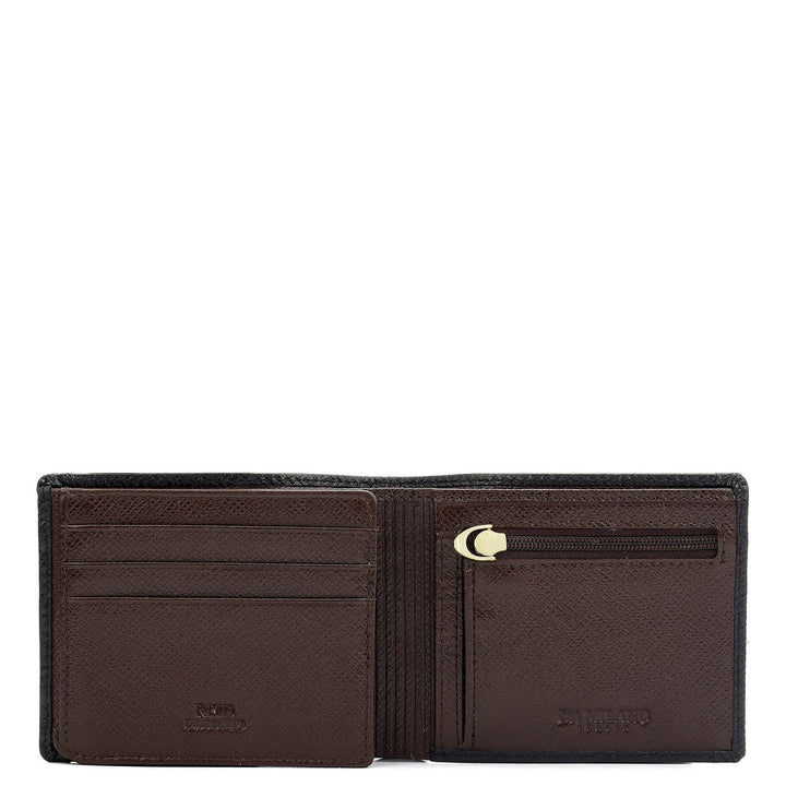 Chocolate Bifold Leather Mens Wallet