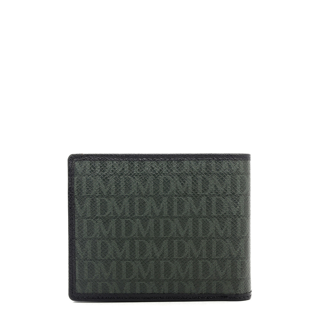 Petrol Green Bifold Leather Mens Wallet