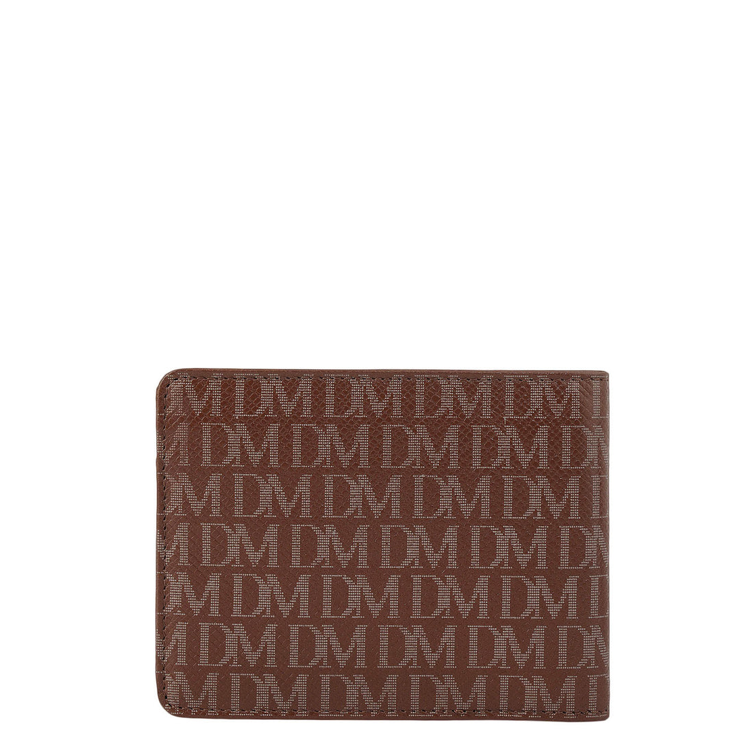 Date Bifold Leather Mens Wallet