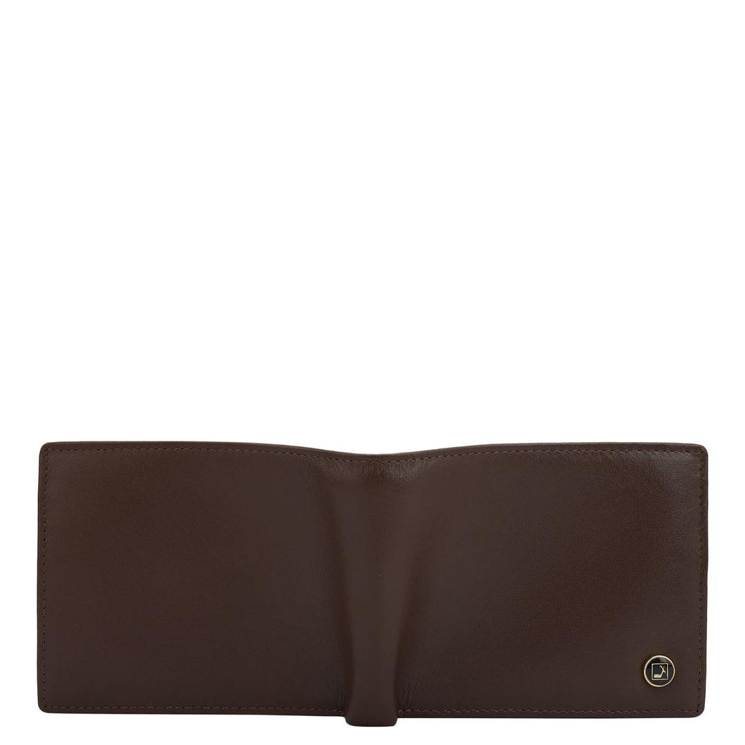 Brown Bifold Leather Mens Wallet