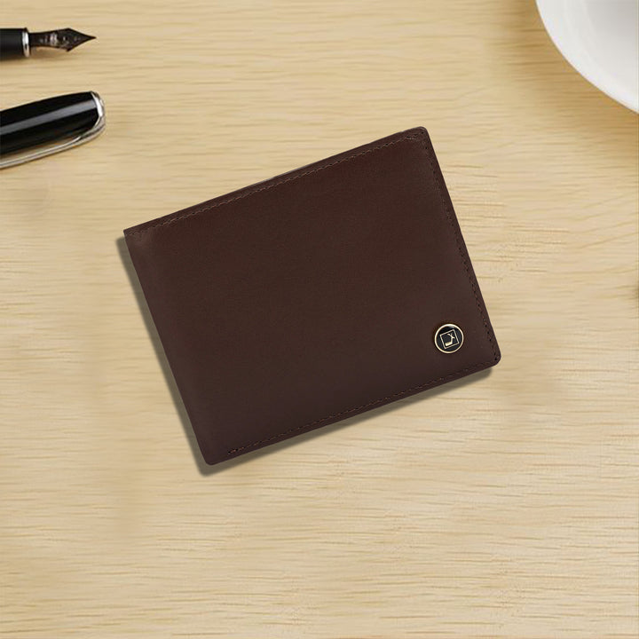 Brown Bifold Leather Mens Wallet