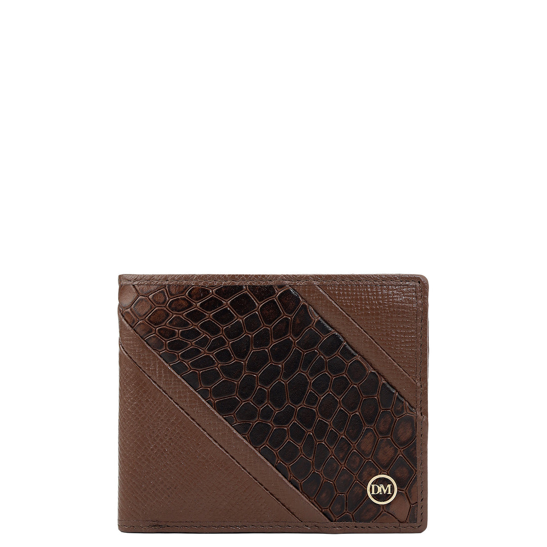 Date Bifold Leather Mens Wallet