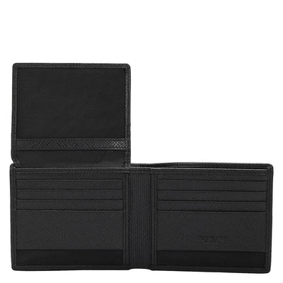 Monogram Franzy Leather Mens Wallet - Black