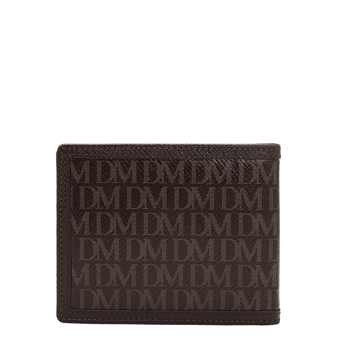 Monogram Franzy Leather Mens Wallet - Chocolate