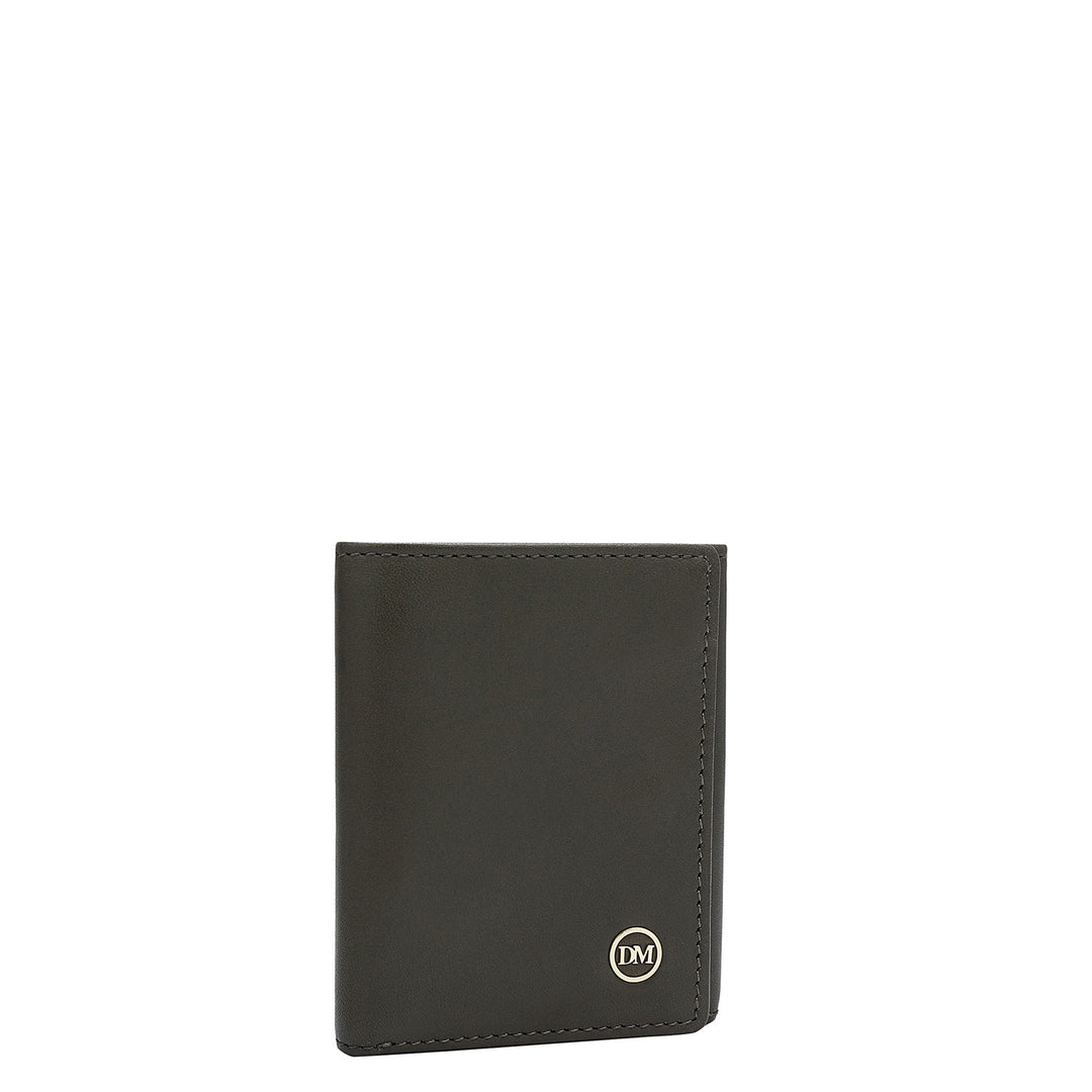 Olive Trifold Leather Mens Wallet