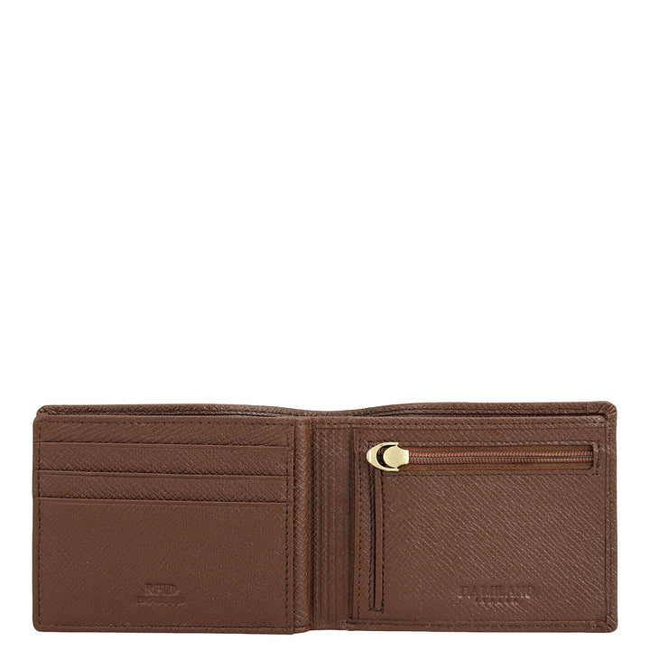 Date Bifold Leather Mens Wallet