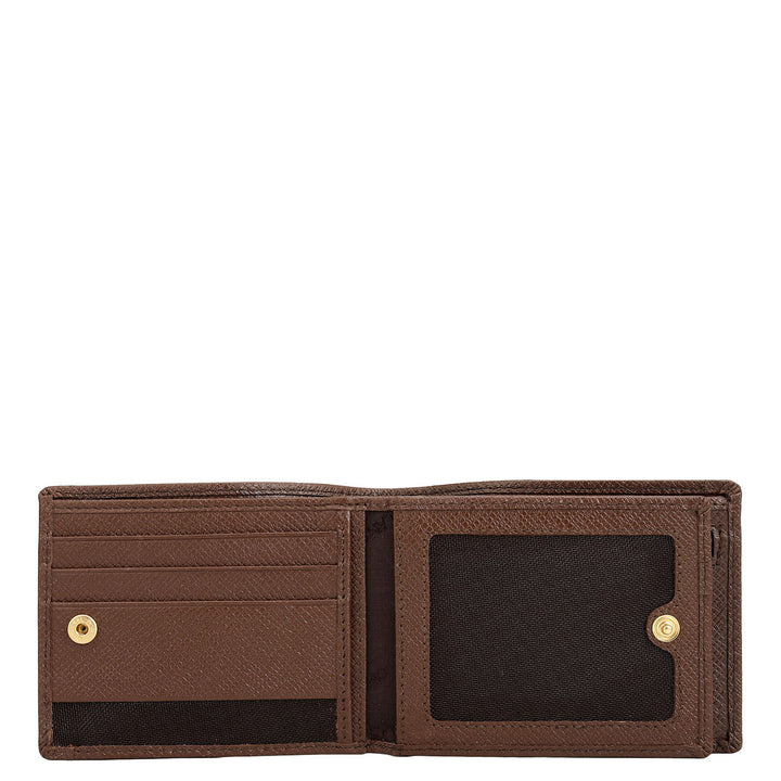 Date Bifold Leather Mens Wallet