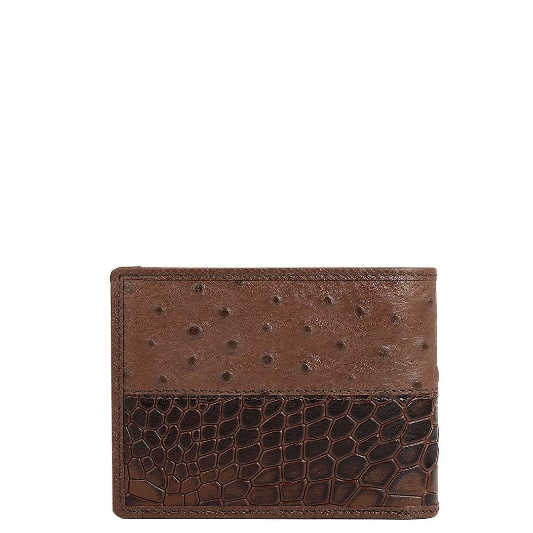 Date Bifold Leather Mens Wallet