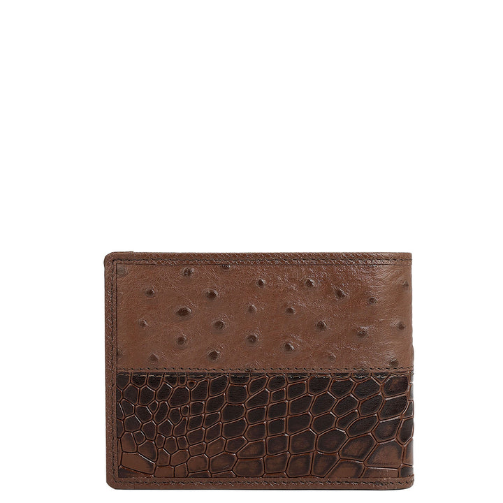 Date Bifold Leather Mens Wallet