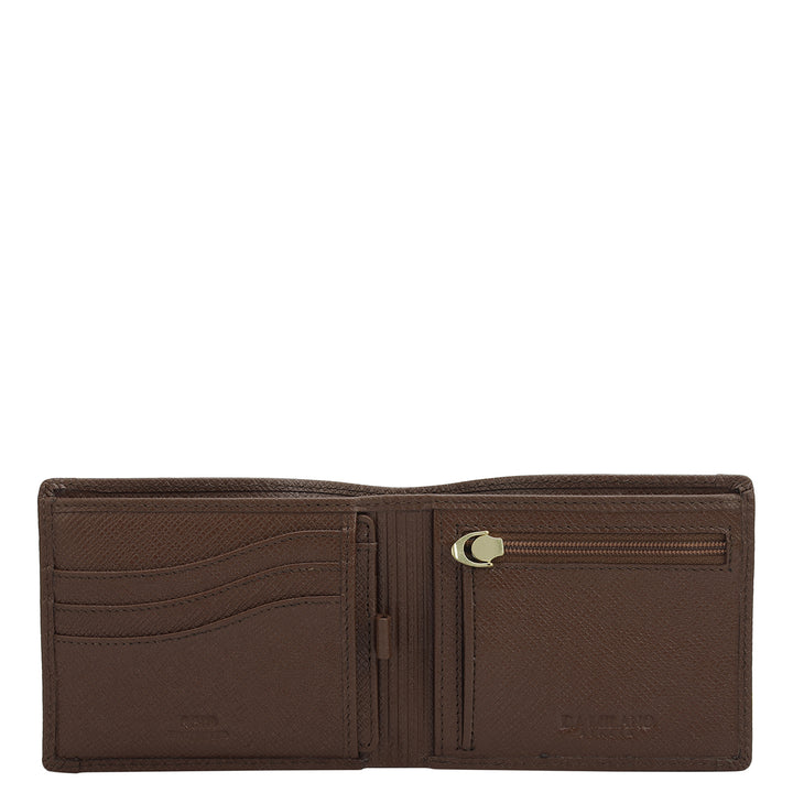 Date Bifold Leather Mens Wallet